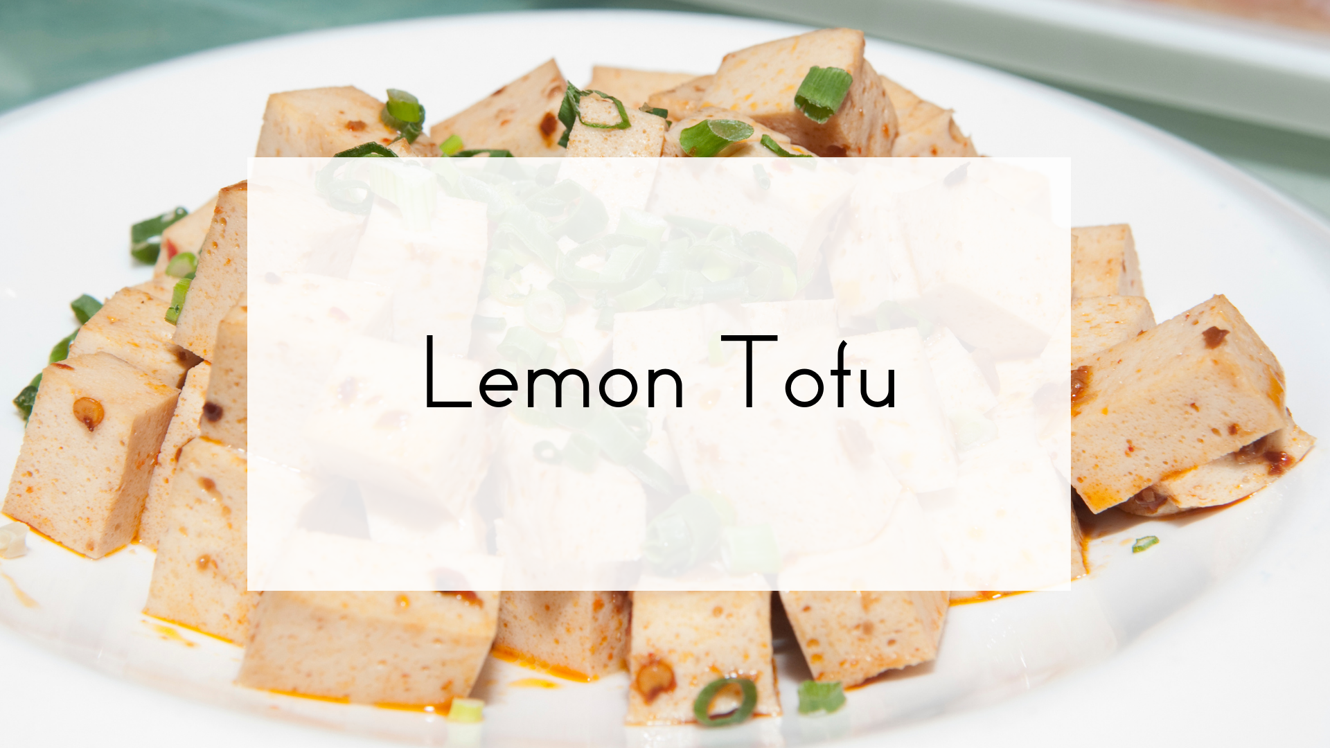 Lemon Tofu