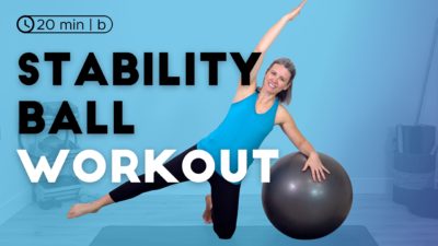 Stability Ball Pilates Workout
